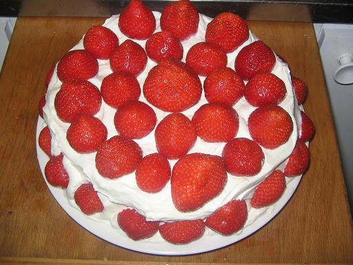 Tårta 0808, ännu jordgubbsäsong